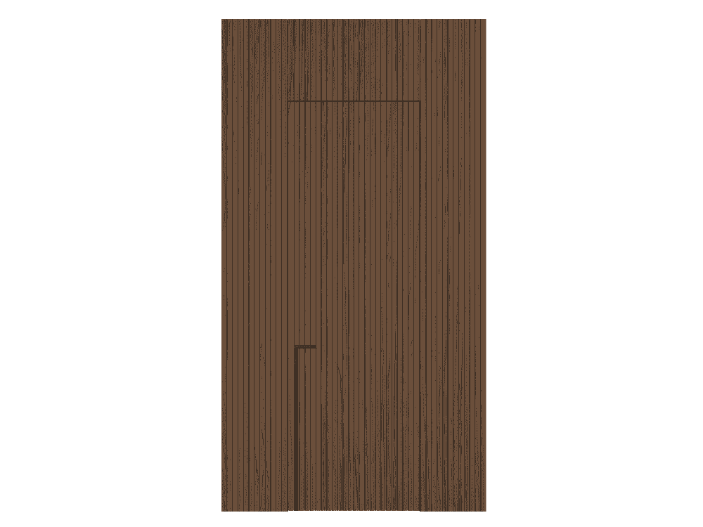 Панели для отделки стен Стеновая панель Радиальный шпон Naturwood Орех медный матовый рифт. Цвет Орех медный матовый рифт. Материал Радиальный шпон Naturwood. Коллекция Фрезерованные. Картинка.