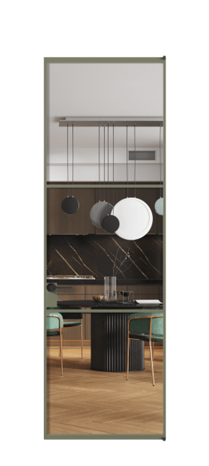 Алюминиевая дверь АЛПЛ040.03 Алюминий оливковый тёмный Прозрачное стекло "Crystal Vision", калёное, 6 мм. Без короба АОТ Цена 129200 Стоимость комплекта двери включает:
1. Полотно (600/650/700/750/800/850/900/950*2000-2400 мм).
2. Короб
3. Комплект фурнитуры (2 торцевые петли и магнитный замок с ответной планкой). Фабрика дверей Волховец 8 (800) 551 43 19 Алюминиевая дверь АЛПЛ040.03 Алюминий оливковый тёмный Прозрачное стекло "Crystal Vision", калёное, 6 мм Цена 129200 | Volhovec