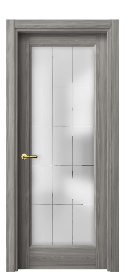 Межкомнатная дверь Galant 1402 Имбирный ясень Сатинированное стекло с гравировкой "Лофт" Цена 37399 ₽ | Volhovec