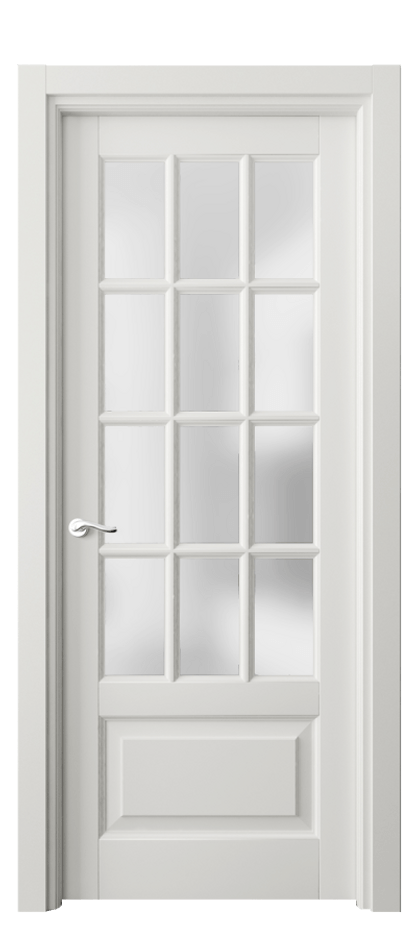 Межкомнатная дверь Lignum 0728 Бук серый Сатинированное стекло Цена 88639 ₽ | Volhovec