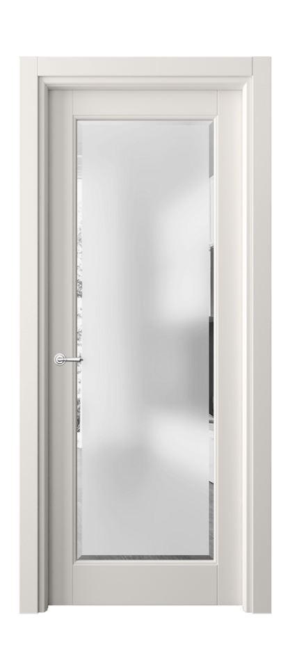 Дверь межкомнатная Тоскана Элегантэ 6300 Матовый пудровый белый Сатинированное стекло с фацетом Гладкий наличник МПБЛ Цена 94299 ₽ Наличники уже входят в базовый комплект. Фабрика дверей Волховец 8 (800) 551 43 19 Межкомнатная дверь Тоскана Элегантэ 6300 Матовый пудровый белый Сатинированное стекло с фацетом Цена 94299 ₽ | Volhovec