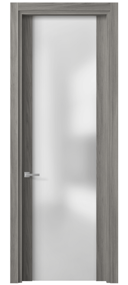 Межкомнатная дверь Planum 4114 Имбирный ясень Сатинированное стекло Цена 39799 ₽ | Volhovec