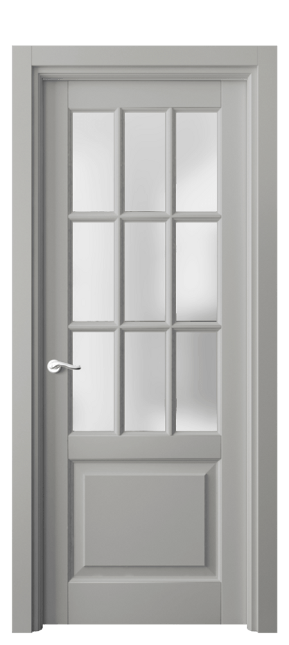 Межкомнатная дверь Lignum 0748 Бук нейтральный серый Сатинированное стекло Цена 129060 сом | Volhovec
