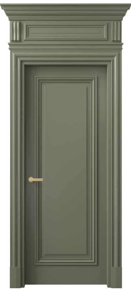Межкомнатная дверь Антик 7301 Матовый оливковый тёмный Цена 33314130  | Volhovec