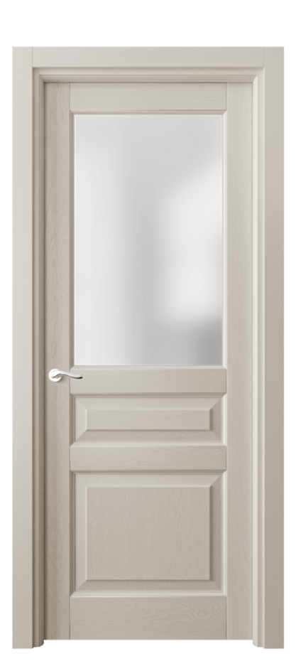 Межкомнатная дверь Lignum 0710 Дуб светло-бежевый Сатинированное стекло Цена 149210 сом | Volhovec