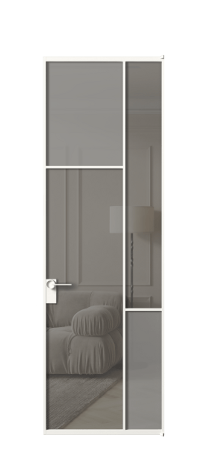 Дверь межкомнатная Мозаик АЛПЛ041.10 Алюминий Белый Сатинированное серое стекло, триплекс, 6 мм + Прозрачное серое стекло, триплекс Без короба бел Цена 160070 Стоимость комплекта двери включает:
1. Полотно (600/650/700/750/800/850/900/950*2000-2400 мм).
2. Короб
3. Комплект фурнитуры (2 торцевые петли и магнитный замок с ответной планкой). Фабрика дверей Волховец 8 (800) 551 43 19 Межкомнатная дверь Мозаик АЛПЛ041.10 Алюминий Белый Сатинированное серое стекло, триплекс, 6 мм + Прозрачное серое стекло, триплекс Цена 160070 ₽ | Volhovec