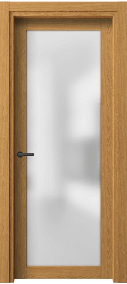 Межкомнатная дверь Neo 2102 Ванильный дуб Сатинированное стекло Цена 25679 ₽ | Volhovec