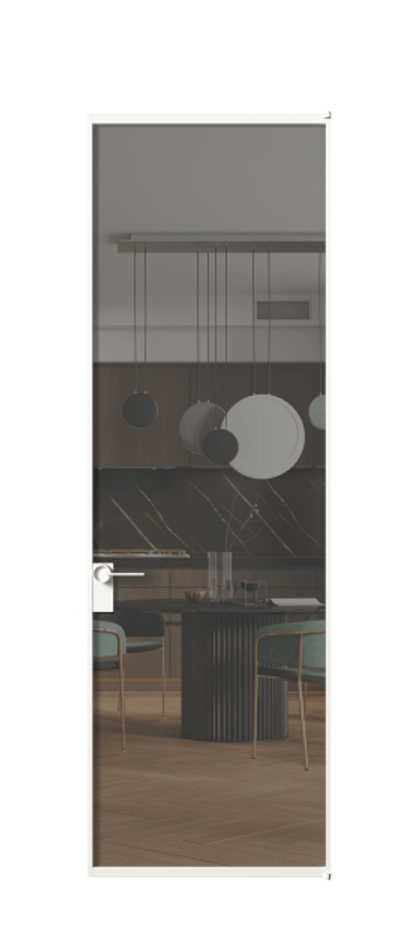 Алюминиевая дверь АЛПЛ040.01 Алюминий Белый Прозрачное серое стекло, триплекс. Без короба бел Цена 111145 Стоимость комплекта двери включает: 1. Полотно (600/650/700/750/800/850/900/950*2000-2400 мм).
2. Короб
3. Комплект фурнитуры (2 торцевые петли и магнитный замок с ответной планкой). Фабрика дверей Волховец 8 (800) 551 43 19 Алюминиевая дверь АЛПЛ040.01 Алюминий Белый Прозрачное серое стекло, триплекс Цена 111145 | Volhovec