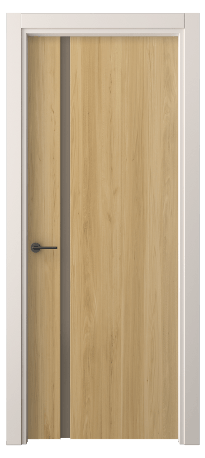 Межкомнатная дверь Freedom 4222 Солнечный вяз Сатинированное бронзовое стекло, триплекс, 8 мм Цена 30639 ₽ | Volhovec