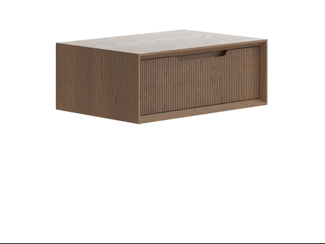 Мебель Тумба подвесная прикроватная Velvet 1 ящик. Цвет Дуб туманный матовый. Материал Массив дуба матовый. Коллекция Тумба подвесная прикроватная Velvet 1 ящик. Картинка.