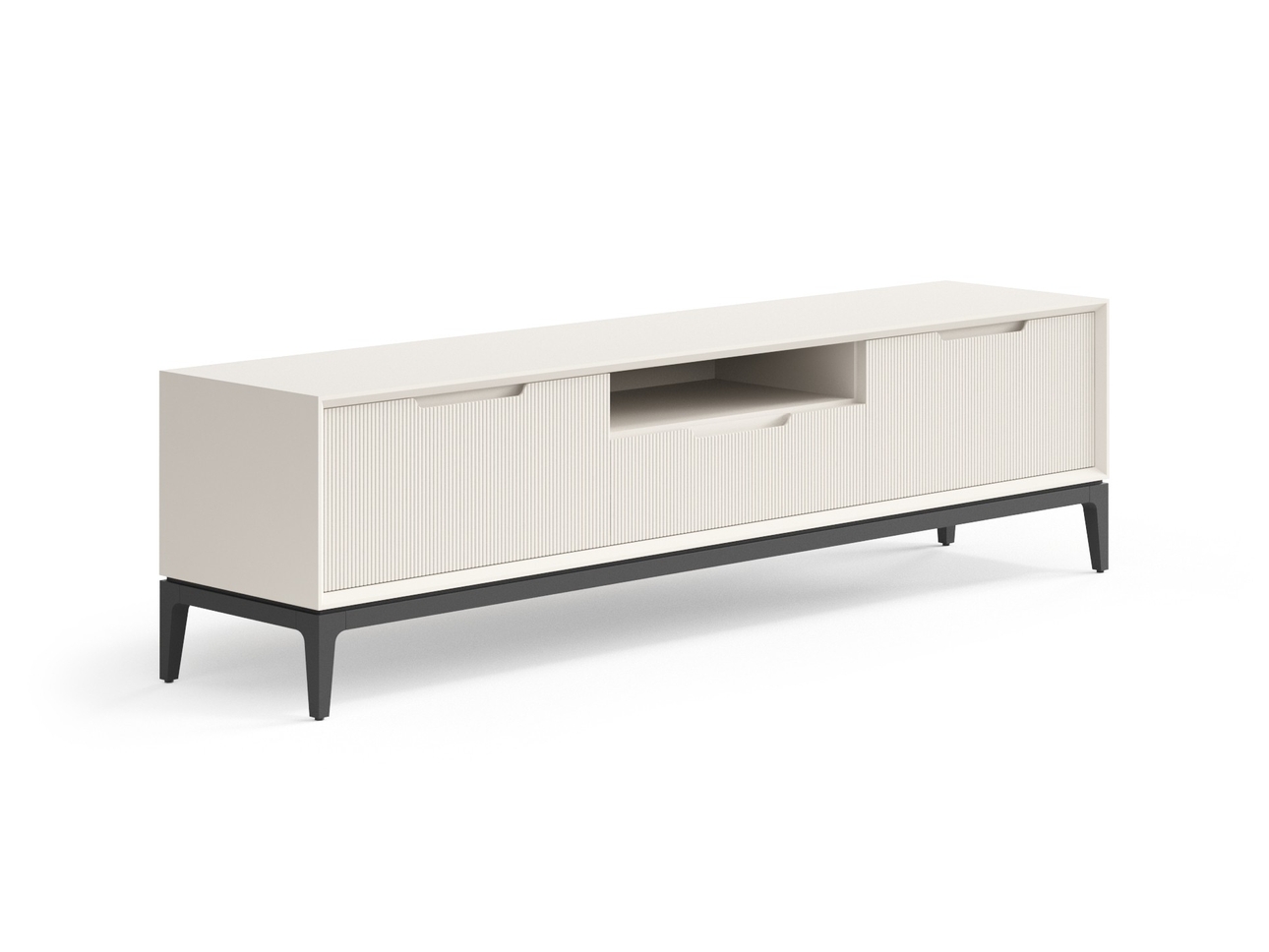 ТВ тумба Velvet дуб Матовый облачно-серый