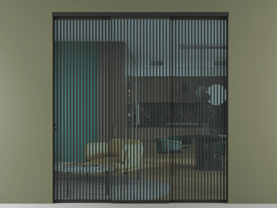 Перегородка Formato внутри проёма 3 створки АЛПР 040.06 Алюминий Черный Прозрачное голубое стекло, триплекс. Скрытый короб ЧЕР Цена 462620 ₽ 1. Полотно 3 шт. (800/2100 мм)
2. Комплект установки раздвижной системы
3. Базовый комплект фурнитуры
4.Ручка RONDO. Фабрика дверей Волховец 8 (800) 551 43 19 Перегородка Formato внутри проёма 3 створки АЛПР 040.06 Алюминий Черный Прозрачное голубое стекло, триплекс Цена 462620 ₽ | Volhovec