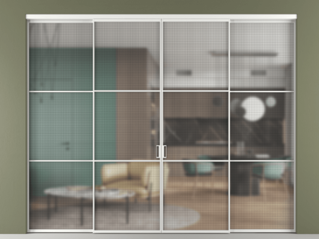 Перегородка Formato внутри проёма четырёхстворчатая #VENDORCODE# #FURNISH# #GLASS# Цена #PRICE# #CURRENCY#  | Volhovec