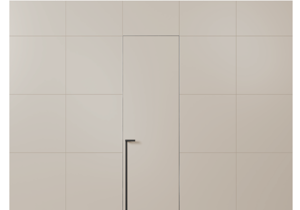 Панели для отделки стен Стеновая панель в эмали Матовый светло-бежевый. Цвет Матовый светло-бежевый. Материал Гладкая эмаль. Коллекция Эмаль. Картинка.