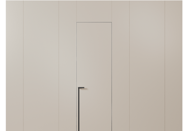 Панели для отделки стен Стеновая панель в эмали Матовый светло-бежевый. Цвет Матовый светло-бежевый. Материал Гладкая эмаль. Коллекция Эмаль. Картинка.