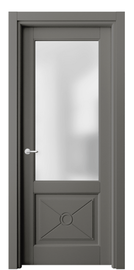 Дверь межкомнатная 6362 БКЛС САТ. Цвет Бук классический серый. Материал Массив бука эмаль. Коллекция Toscana Litera. Картинка.