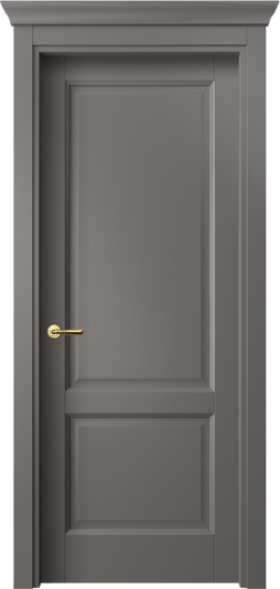 Дверь межкомнатная 1421 МКЛС. Цвет Матовый классический серый. Материал Гладкая эмаль. Коллекция Galant. Картинка.