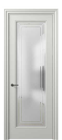 Межкомнатная дверь 8400 МСР Сатинированное стекло с гравировкой Маскот. Цвет Матовый серый. Материал Гладкая эмаль. Коллекция Mascot. Фото. Дверь межкомнатная 8400 МСР Сатинированное стекло с гравировкой Маскот. Цвет Матовый серый. Материал Гладкая эмаль. Коллекция Mascot. Картинка.