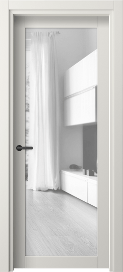 Межкомнатная дверь 2102 СТБЛ Прозрачное стекло. Цвет Софт-тач белоснежный. Материал Полипропилен. Коллекция Neo. Фото. Дверь межкомнатная 2102 СТБЛ Прозрачное стекло. Цвет Софт-тач белоснежный. Материал Полипропилен. Коллекция Neo. Картинка.