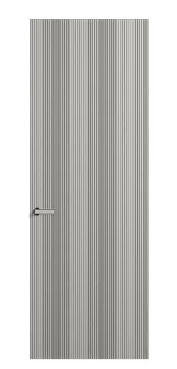 Дверь межкомнатная 8201 МСР. Цвет Матовый серый. Материал Гладкая эмаль. Коллекция Вельвет. Картинка.