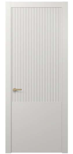 Дверь межкомнатная АКП 8646 МСР. Цвет Матовый серый. Материал Гладкая эмаль. Коллекция Alba. Картинка.