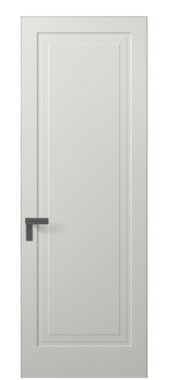 Дверь межкомнатная 8301 МСР. Цвет Матовый серый. Материал Гладкая эмаль. Коллекция Rocca. Картинка.