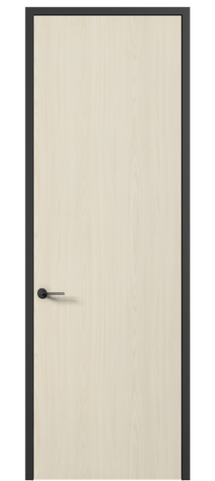 Дверь межкомнатная 0010 АКП МОЯ. Цвет Молочный ясень. Материал Сиплекс ламинатин. Коллекция Планум Про. Картинка.