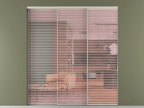 Алюминевая перегородка АЛПР 040.07_АСБЖ_ПРОЗ РОЗ_new. Цвет Алюминий светло-бежевый. Материал Алюминий в эмали. Коллекция Перегородка Formato внутри проёма 3 створки с синхронным механизмом. Фото. Алюминевая перегородка АЛПР 040.07_АСБЖ_ПРОЗ РОЗ_new. Цвет Алюминий светло-бежевый. Материал Алюминий в эмали. Коллекция Перегородка Formato внутри проёма 3 створки с синхронным механизмом. Картинка.