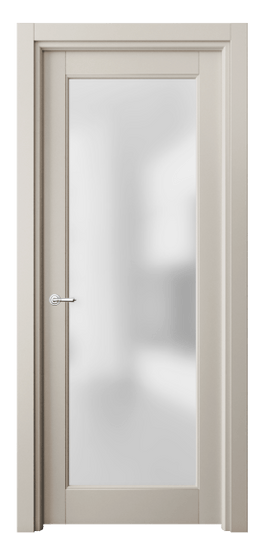 Дверь межкомнатная 6300 МСБЖ САТ. Цвет Матовый светло-бежевый. Материал Гладкая эмаль. Коллекция Тоскана Литера. Картинка.