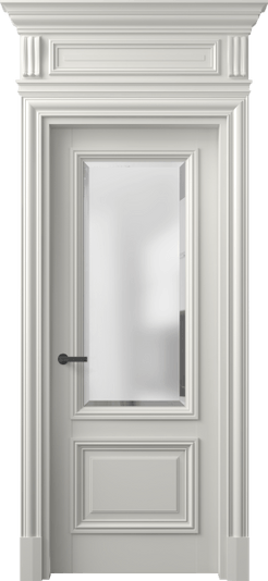 Дверь межкомнатная 7302 БС САТ-Ф. Цвет Бук серый. Материал Массив бука эмаль. Коллекция Antique. Картинка.