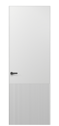 Дверь межкомнатная 8645 ГРН. Цвет Грунт под покраску. Материал Грунт под покраску. Коллекция Alba. Картинка.