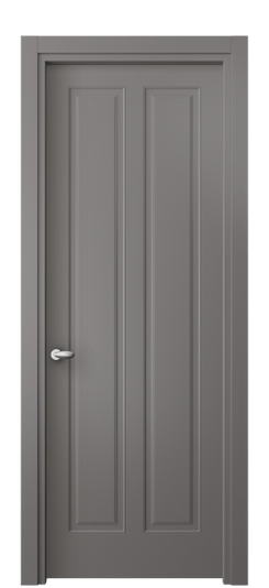 Дверь межкомнатная 8511 МКЛС. Цвет Матовый классический серый. Материал Гладкая эмаль. Коллекция Esse. Картинка.
