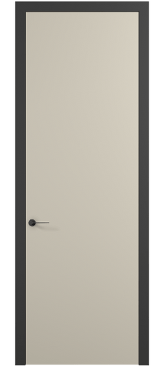 Дверь межкомнатная 0010 ПЭСБ. Цвет ПЭТ светло-бежевый. Материал ПЭТ. Коллекция Planum Pro. Картинка.