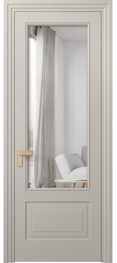 Межкомнатная дверь 8342 МСБЖ Двустороннее зеркало. Цвет Матовый светло-бежевый. Материал Гладкая эмаль. Коллекция Рокка. Фото. Дверь межкомнатная 8342 МСБЖ Двустороннее зеркало. Цвет Матовый светло-бежевый. Материал Гладкая эмаль. Коллекция Рокка. Картинка.