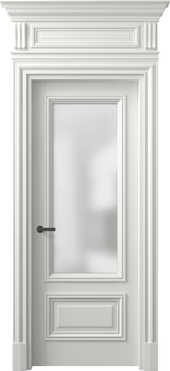 Дверь межкомнатная 7306 БССР САТ. Цвет Бук светло-серый. Материал Массив бука эмаль. Коллекция Antique. Картинка.