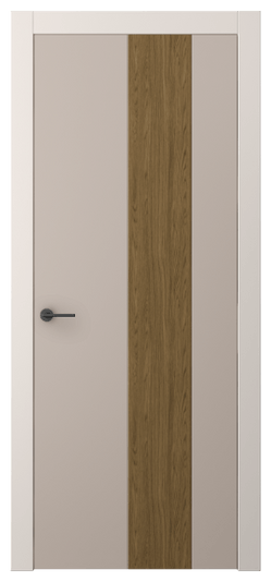 Дверь межкомнатная АКП 4225 ПЭСК. Цвет ПЭТ серо-коричневый . Материал ПЭТ. Коллекция Freedom. Картинка.