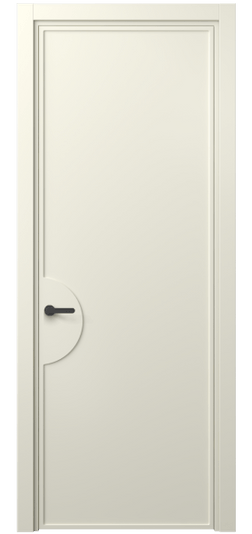 Дверь межкомнатная 8604 ММБ . Цвет Матовый молочно-белый. Материал Гладкая эмаль. Коллекция Frame. Картинка.