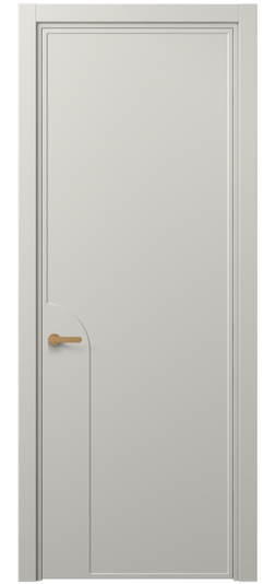 Дверь межкомнатная 8605 МТСР. Цвет Матовый тёплый серый. Материал Гладкая эмаль. Коллекция Frame. Картинка.