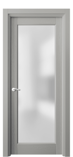 Дверь межкомнатная 0700 ДНСР САТ. Цвет Дуб нейтральный серый. Материал Массив дуба эмаль. Коллекция Lignum. Картинка.