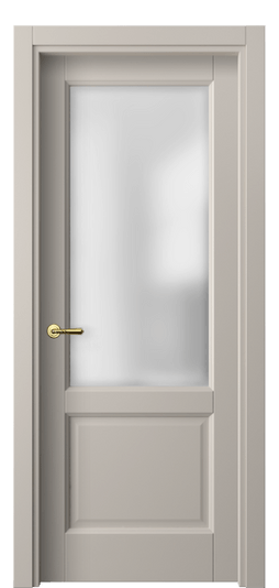 Дверь межкомнатная 1422 МСБЖ САТ. Цвет Матовый светло-бежевый. Материал Гладкая эмаль. Коллекция Galant. Картинка.