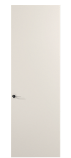 Дверь межкомнатная АКП 0010 ПЭКБ. Цвет ПЭТ кремово-белый. Материал ПЭТ. Коллекция Планум Про. Картинка.