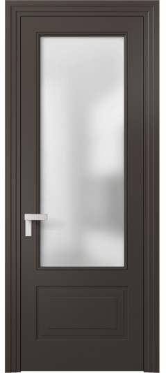 Межкомнатная дверь 8342 МАН Сатин. Цвет Матовый антрацит. Материал Гладкая эмаль. Коллекция Rocca. Фото. Дверь межкомнатная 8342 МАН Сатин. Цвет Матовый антрацит. Материал Гладкая эмаль. Коллекция Rocca. Картинка.