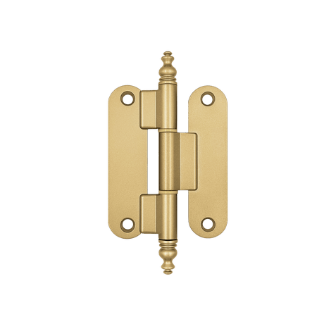 Фурнитура для дверей Карточная петля классик. Цвет Матовое золото. Коллекция Карточная петля классик. Картинка.