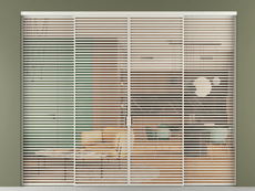 Перегородка Formato внутри проёма 4 створки