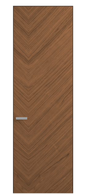 Дверь межкомнатная АКП 0201 ОУММР Орех умбра матовый. Цвет Орех умбра матовый рифт. Материал Радиальный шпон НатурВуд. Коллекция Рифт. Картинка.